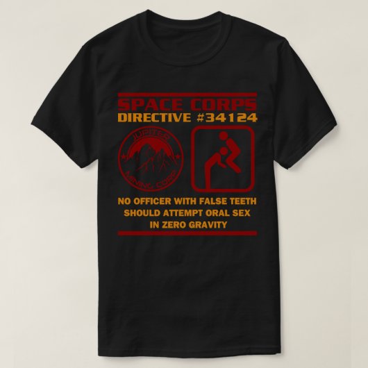 JMC Space Corps Richtlijn 34124 Zero Gravity T-shirt (Design voorkant)
