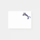 JMCdesign Blue Dog Post-it® notes 4 x 3 (Voorkant)