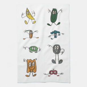 JMCdesign Foodie Kitchen Towel Theedoek