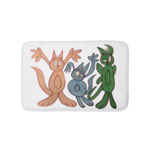 JMCdesign Hogs Small Bath Mat (Voorkant)