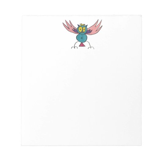 JMCDesign Owl Notitieblok van 5,5 x 6 inch - 40 pa (Voorkant)