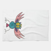 JMCdesign Roze Owl Kitchen Towel 16 x 24 inch Theedoek (Horizontaal)