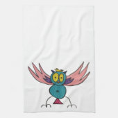 JMCdesign Roze Owl Kitchen Towel 16 x 24 inch Theedoek (Verticaal)