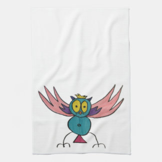 JMCdesign Roze Owl Kitchen Towel 16 x 24 inch Theedoek