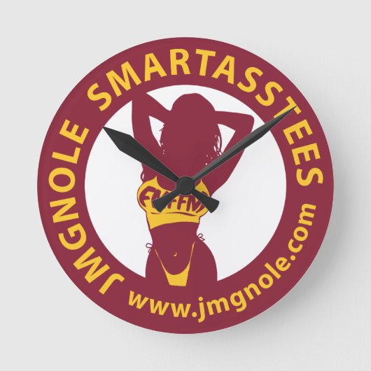 JMGNole SmartassTees Ronde Klok (Voorkant)