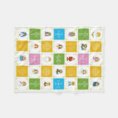 JMJ Schattige Saint Quilt Fleece Deken (Voorkant (Horizontaal))