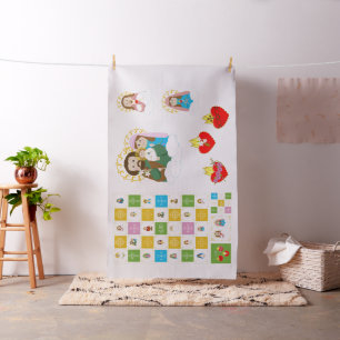 +JMJ+ Schattigee Sint-Baby Quiltvierkanten en -pop Stof
