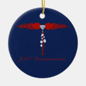 JML Communications Holiday Keramisch Ornament (Voorkant)