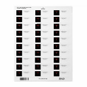 JML Communications Radio Label (Full Sheet)