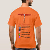 JML Communications Tower Logo Arbeider T-shirt (Achterkant)