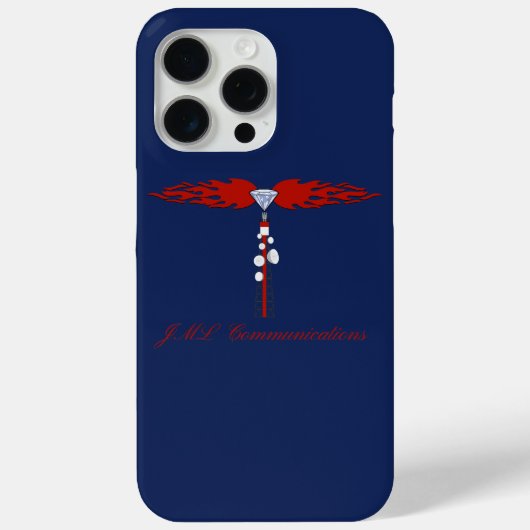 JML Communications Tower Logo Case-Mate iPhone Case (Achterkant)