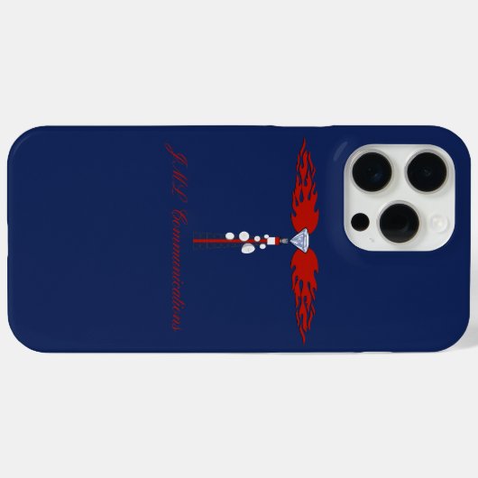 JML Communications Tower Logo Case-Mate iPhone Case (Achterkant (horizontaal))