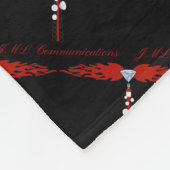 JML Communications Tower Logo fleecedeken Fleece Deken (Hoek)