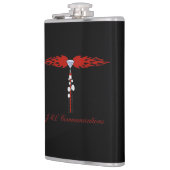 JML Communications Tower-Logo Heupfles (Links)