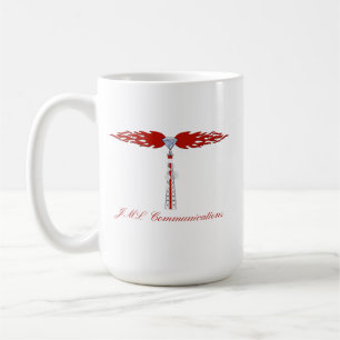 JML Communications Tower-Logo Koffiemok