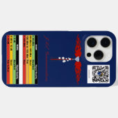 JML Communications Tower Logo & RSRP Signaalsterkt Case-Mate iPhone Case (Achterkant (horizontaal))