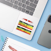 JML Communications Tower Logo & RSRP Signaalsterkt Sticker (Laptop met iPhone)