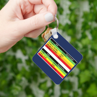 JML Communications Tower Logo & RSRP Signal Streng Sleutelhanger