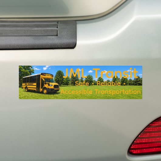 JML Transit Bumpersticker (Op auto)