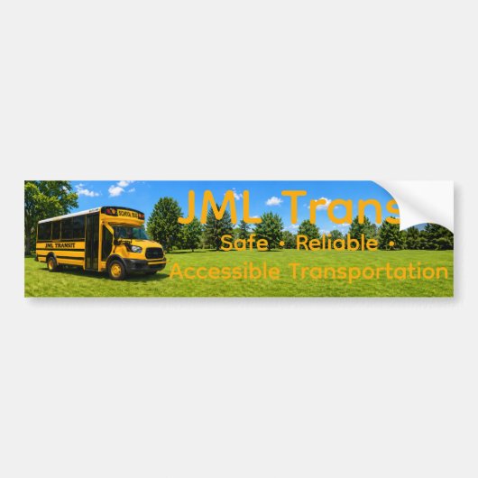 JML Transit Bumpersticker (Voorkant)