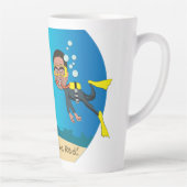 JMon en Thiru Latte Cup Mok (Rechts)