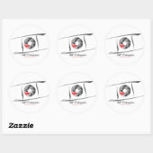 JMP Fotografie sticker rond (Vel)