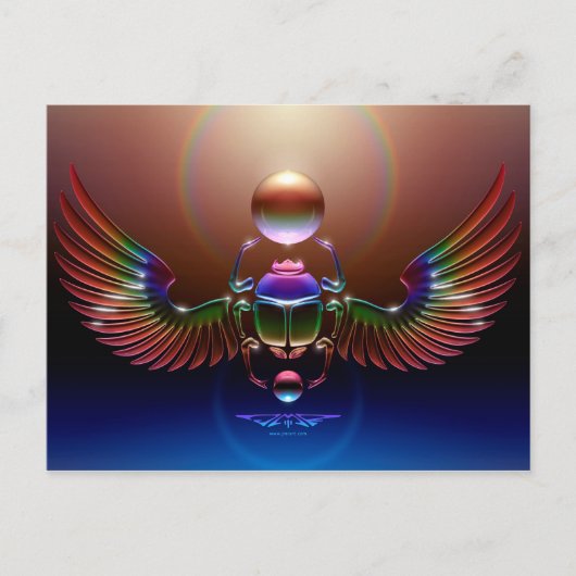 JMR - Crystal Scarab Briefkaart (Voorkant)