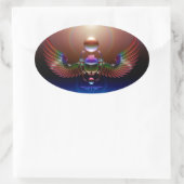 JMR - Crystal Scarab Ovale Sticker (Tas)