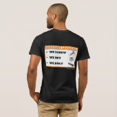 JMS General Contractors T-shirt (Achterkant volledig)