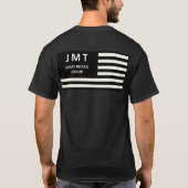 JMT AMERICA Basic Donker T-shirt (Achterkant)
