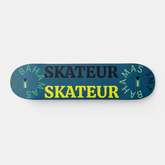 JMT BAHAMAS 7 3/4" Skateboard Deck (Horizontaal)