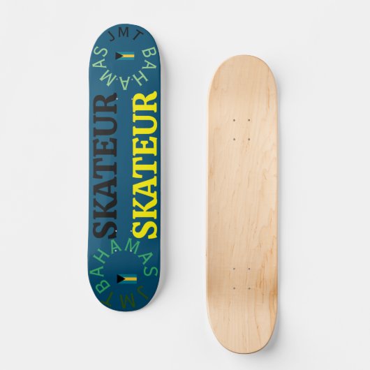 JMT BAHAMAS 7 3/4" Skateboard Deck (Voorkant)