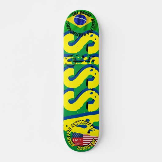 JMT BRAZIL ASSIS PRO 7 3/4" Skateboard Deck (Voorkant)