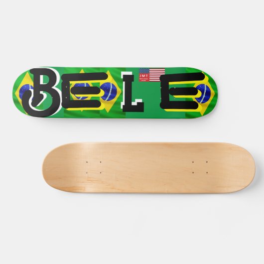 JMT BRAZIL BELE 7 3/4" Skateboard Deck (Horizontaal)