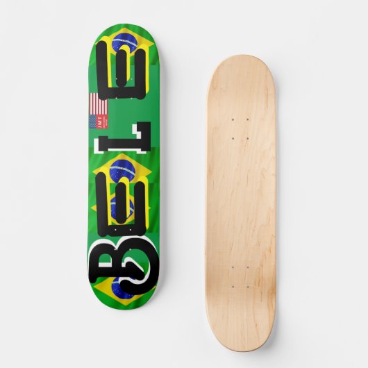 JMT BRAZIL BELE 7 3/4" Skateboard Deck (Voorkant)