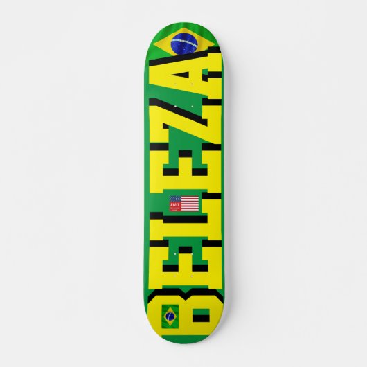 JMT BRAZIL BELEZA JMT 7 3/4" Skateboard Deck (Voorkant)