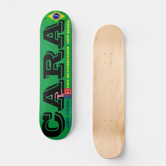 JMT BRAZIL CARA 7 3/4" Skateboard Deck (Voorkant)