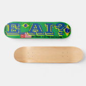 JMT BRAZIL E AI? JMT 7 3/4" Skateboard Dek (Horizontaal)
