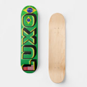 JMT BRAZIL LUXO 7 3/4" Skateboard Dek (Voorkant)