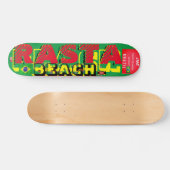 JMT BRAZIL RASTA BEACH 7 3/4" Skateboard Deck (Horizontaal)