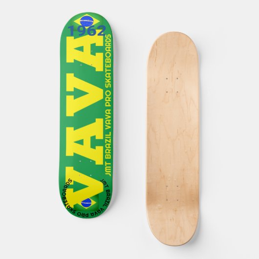 JMT BRAZIL VAVA 8 1/4" Skateboard Deck (Voorkant)