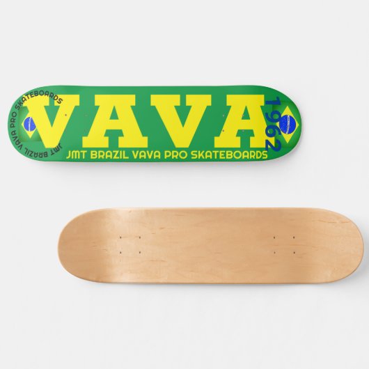 JMT BRAZIL VAVA 8 1/4" Skateboard Deck (Horizontaal)