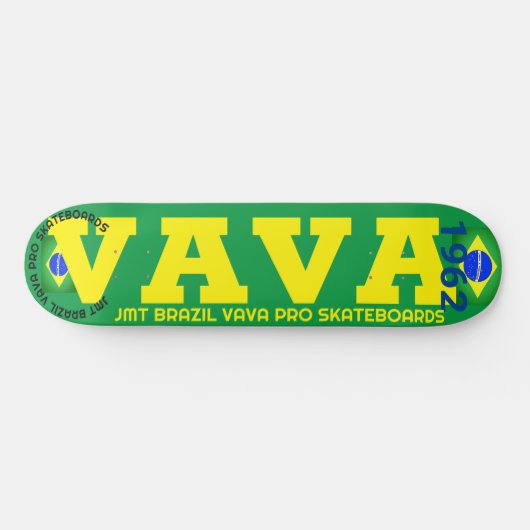 JMT BRAZIL VAVA 8 1/4" Skateboard Deck (Horizontaal)