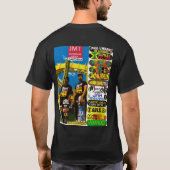 JMT CALIFORNIA Basic Donkere T-Shirt (Achterkant)