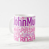 JMT Coffee Mok - Roze (Voorkant links)