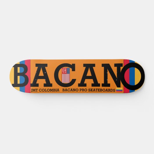 JMT COLOMBIA BACANO 7 3/4" Skateboard Deck (Horizontaal)