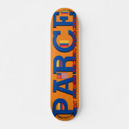 JMT COLOMBIA PARCE 7 3/4" Skateboard Deck