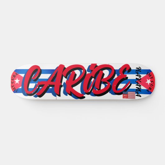 JMT CUBA CARIBE 7 3/4" Skateboard Deck (Horizontaal)