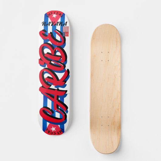 JMT CUBA CARIBE 7 3/4" Skateboard Deck (Voorkant)