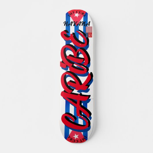JMT CUBA CARIBE 7 3/4" Skateboard Deck (Voorkant)